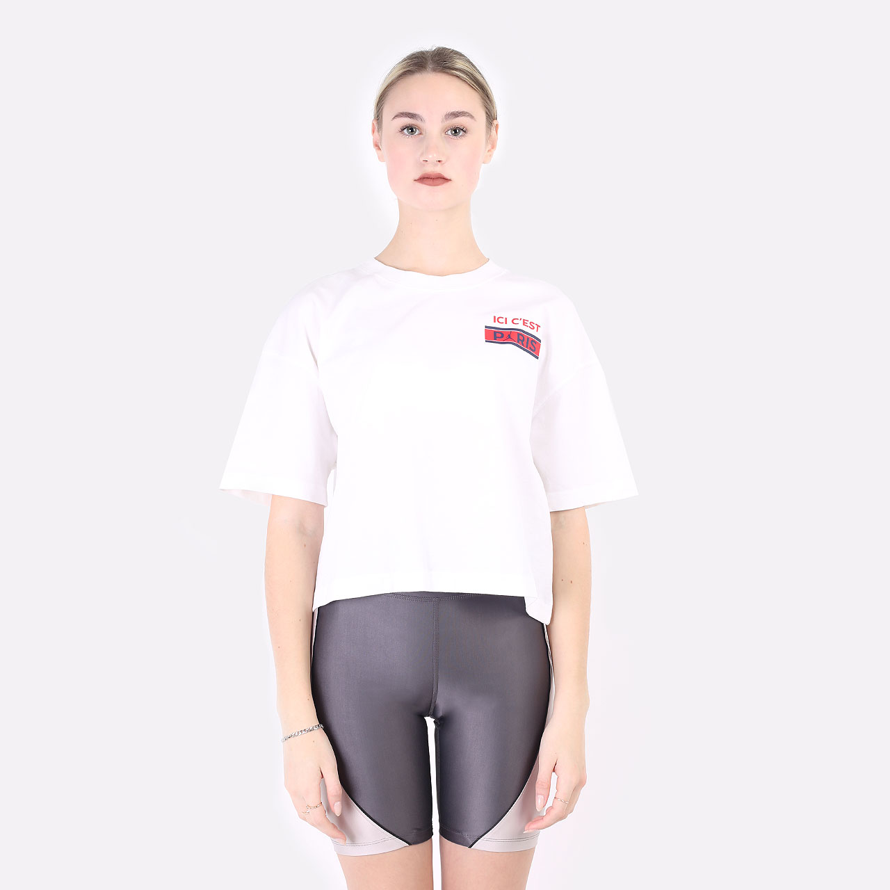 Женская футболка Jordan Paris Saint-Germain (DC0457-100)  - цена, описание, фото 3